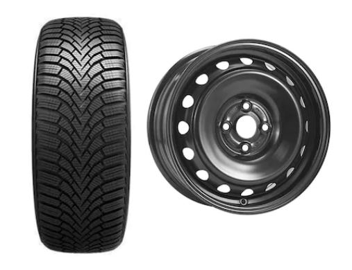 Roata completa Hyundai i20 janta otel ALCAR 5015 6x15 + anvelopa Iarna Sailun IceBlazer Alpine+ 185/65R15 88H + Senzor presiune ALCAR Roti complete Hyundai